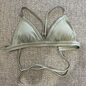 Sage green bikini top